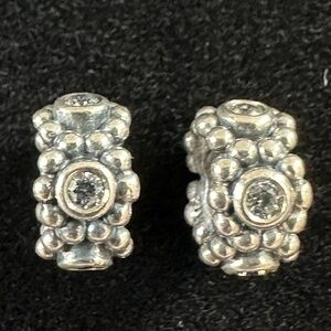 Pandora charm spacers set of 2